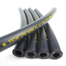 Chinese flex tensile strength mpa LPG synthetic rubber long propane hose factory sale